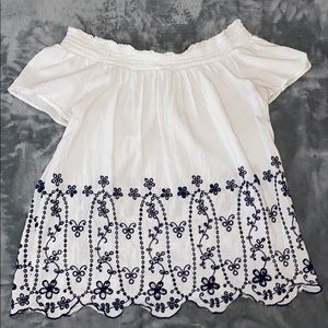 old navy off the shoulder top